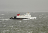 MV Bute crossing Clyde in Storm