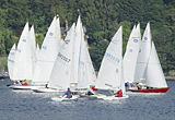Yacht racing on Holy Loch