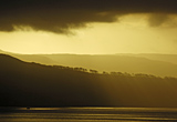 moody lighting over Clyde estuary