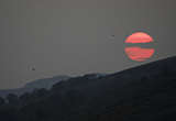 Setting Sun over Loch Striven, Argyll
