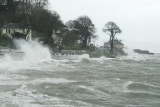 Innellan shoreline in storm
