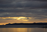 winter sunset over Toward & Bute
