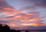 Fiery sky over Innellan
