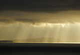 Sun rays over Cumbrae