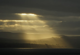 Sun rays over Clyde