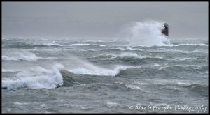 Storm at Sandy Beach, Innellan