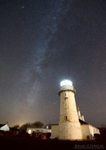 Milky Way Over Toward Lighthouse