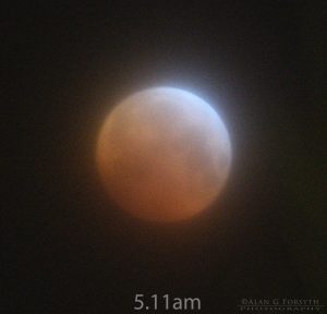 Lunar Eclipse (through clouds) 21-Jan-2019