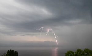 Lightning over Clyde