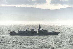 HMS Northumberland on Clyde