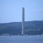 Inverkip Power Station Chimney Demolition