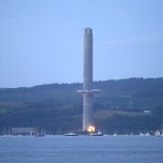 Inverkip Power Station Chimney Demolition