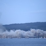 Inverkip Power Station Chimney Demolition