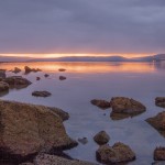 Inverkip Power Station at Dusk from Innellan